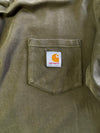 Carhartt WIP Olive Green Long Sleeve Pocket Tee (L)