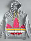 Adidas | Grey Multicolor Trefoil Hoodie | (S/M)