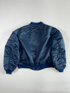 The Blue Age Carrera MA-1 Flight Bomber Jacket – Navy/Orange (3XL)