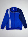 Vintage Adidas Royal Blue & Navy 3-Stripe Track Jacket (XL)