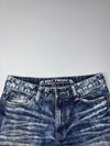 Big Train | Y2K Bleach Wash Straight Jeans (W:34) (L:43)