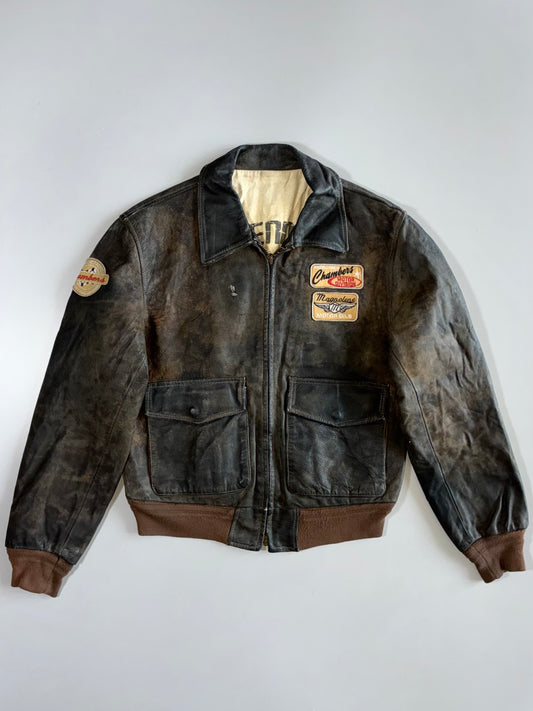 Vintage Premium Original Leather Jacket (M)