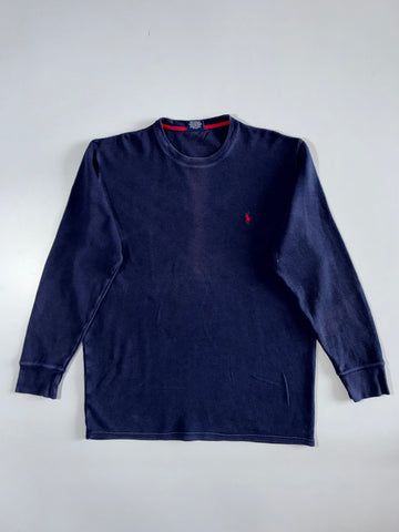 Polo Ralph Lauren | Thermal Waffle Knit Full Sleeve | Navy(XL)