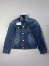 Dsquared2 Patchwork Denim Jacket – Distressed Indigo Trucker (S)