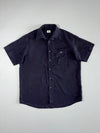 Lacoste Vintage Navy Faded Short Sleeve Pocket Shirt(XL)