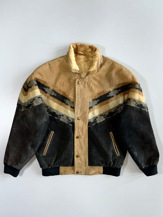 Ultra Premium Original Sued Leather (Furr Inside) Jacket (L/XL)