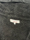 U.S. Polo Assn. Black Sherpa Lined Zip-Up Hoodie (L)