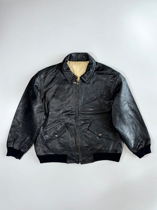 Wormland Premium Original Leather Jacket (XL)