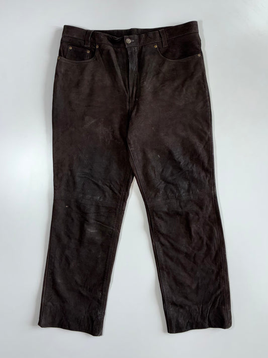 Premium Sued Leather Pant (W:36|L:41)