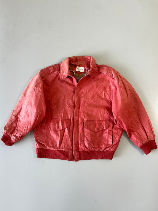 !                                                               Charles Klein Original sued Leather Jacket (L/XL)
