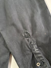 Harley-Davidson Washed Black Long-Sleeve Button-Up Shirt with Chest Logo (XL)