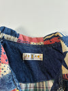Vintage Jeno Dark Wash Patchwork Americana Denim Jacket (L)