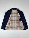 Burberry London Navy Harrington Jacket (Nova Check Lining) (XL/2XL)
