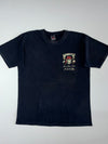 Bad to the Bone” St. Kitts & Nevis Skull Graphic Tee — Black (L)