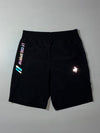 Le Coq Sportif Black Nylon Shorts (W:32) (L:20)