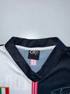 CR7 Museu Black & White Split Football Jersey Ronaldo Signature Print (S)
