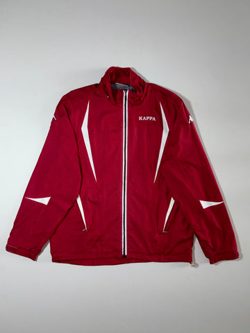 Kappa Aerotec Full-Zip Track Jacket – Maroon/White (M/L)