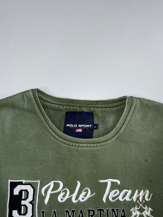 La Martina Polo Ralph Lauren Team Graphic Sweatshirt (M)