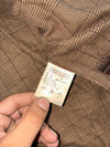 Vintage Polo Ralph Lauren Brown Leather Zip Jacket (S/M)