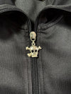 Toi Toi Toi Skull & Crossbones Black Track Jacket (S)