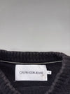 Calvin Klein Jeans Black Embroidered Logo Crewneck Sweater (L)