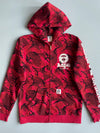Aape Bathing Ape Red Camo Zip UP (M)
