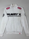 Planet X Cycling Team Full Zip Track Jacket – White, (M)