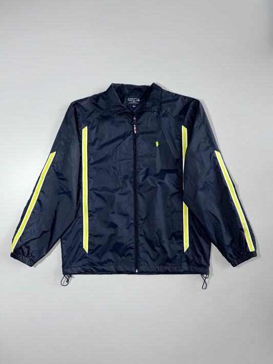 Young Polo Vigor | Striped Windbreaker Jacket | Navy Multicolor (XL)