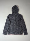 New Balance Heather Grey Fleece Zip Hoodie – Pink Trim (S)