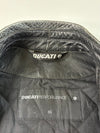 Vintage Ducati Meccanica Black & Cream Leather Racing Jacket (PADDED) (S)