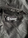 Hummel Black Hooded Lightweight Windbreaker Jacket (S)