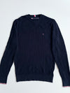 Tommy Hilfiger Textured Knit Crewneck Sweater (M)