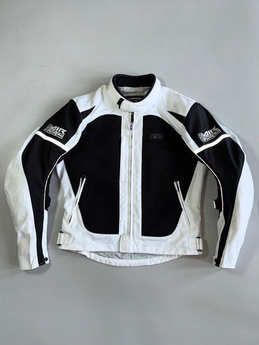 IXS Air Tech Control Mesh Panel Ventilated Moto Jacket (Paded) (M)