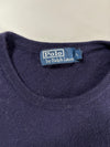 Vintage Polo by Ralph Lauren Navy Crewneck Sweater – Green Pony (L/XL)