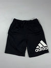 Adidas Performance Big Logo Black Training Shorts (W:26) (L:17)