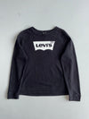 Levi’s® Classic Batwing Logo Black Crewneck Sweatshirt (S)