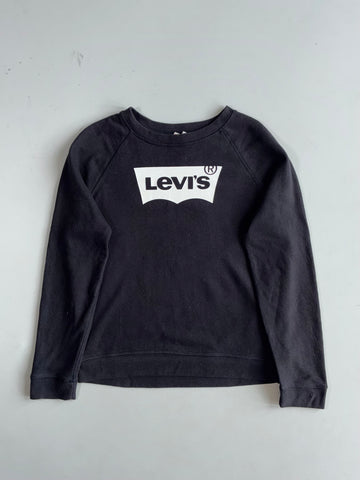 Levi’s® Classic Batwing Logo Black Crewneck Sweatshirt (S)
