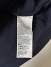 Tommy Hilfiger Quarter-Zip Polo Tee – Navy with White Stripe Collar,(Women’s Plus) 3XL