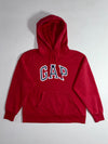 Gap Red Arch Logo Pullover Hoodie (M)