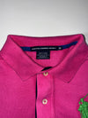 Ralph Lauren Sport Big Pony Polo Shirt Pink Green Women’s (S)