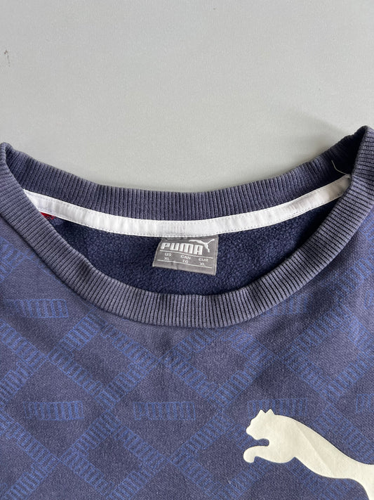 Puma Red Panel Navy Sweatshirt (2XL)