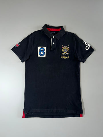 Tommy Hilfiger Navy NYC Crest #8 Patch Polo (L)