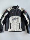 Alpinestars ZT | Dual-Tone Sport Leather | Moto Racing Jacket | Hump on Back (Paded)(M/L)