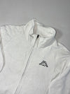 Vintage Kappa White Fleece Zip-Up Jacket Women’s (M)