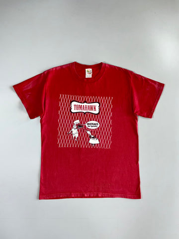 Tomahawk “Misteaks Our Specialty” Vintage Diner Chef Graphic Fruit of the Loom Tee (L)
