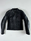Spidi On Track Fit For Lady Black Leather Moto Jacket Women’s Padded (XXS)