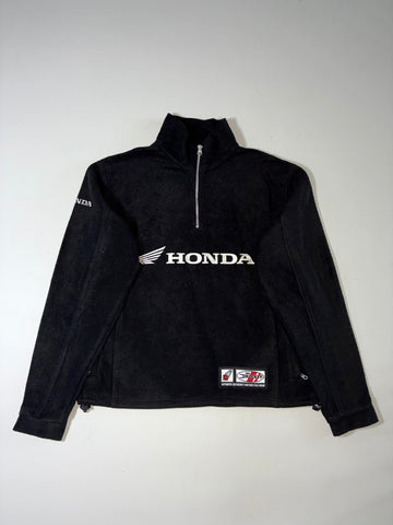 Joe Rocket x Honda Motorcycle Black Quarter-Zip Fleece Jacket (L)