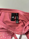 Adidas Pink Badge of Sport All-Over Print Sweatshirt (Women's) (L)