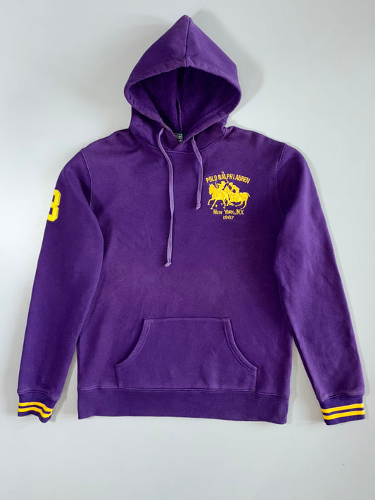 Polo Ralph Lauren New York Triple Pony Embroidered Hoodie (M/L)