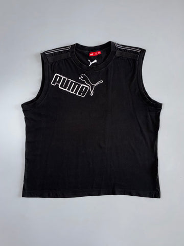 Puma Black Sleeveless Tank (XXL)
